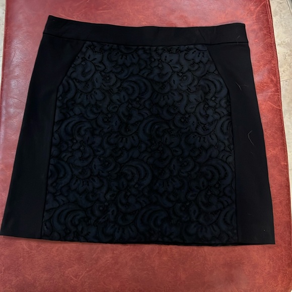Black lace skirt from Loft. - Picture 1 of 4